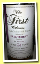 Glenturret 34 yo 1977/2012 (46.1%, The First Editions, cask ref. #ES 021/01)